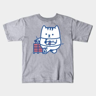 Traveller Cat Kids T-Shirt